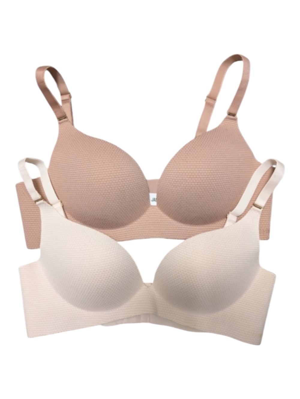 Jason Wu Everyday Wire Free Neutral Bras Set of 2 Nude & Cream 34B NWOT